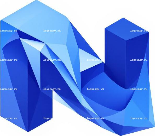 Изометрический логотип 'N'