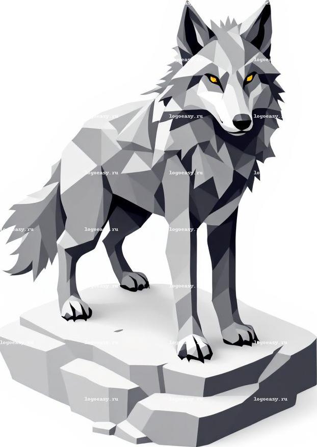 Логотип Isometric Wolf