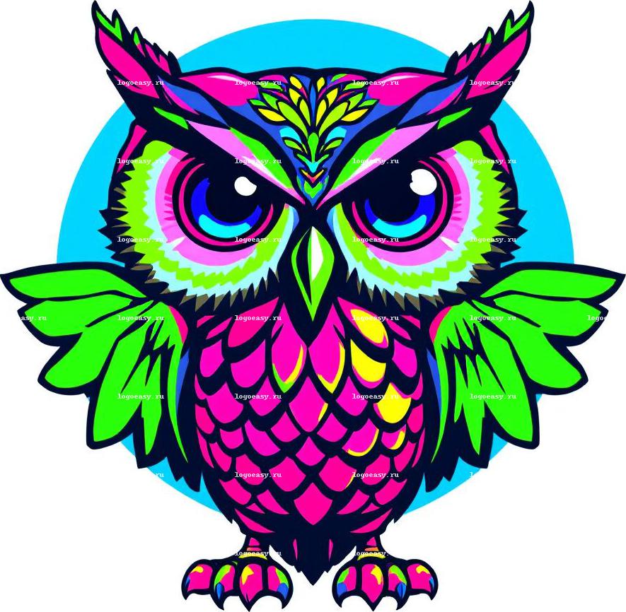 Логотип WiseOwl Pop-Art