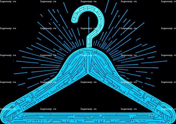 Линейный Логотип Вешалки