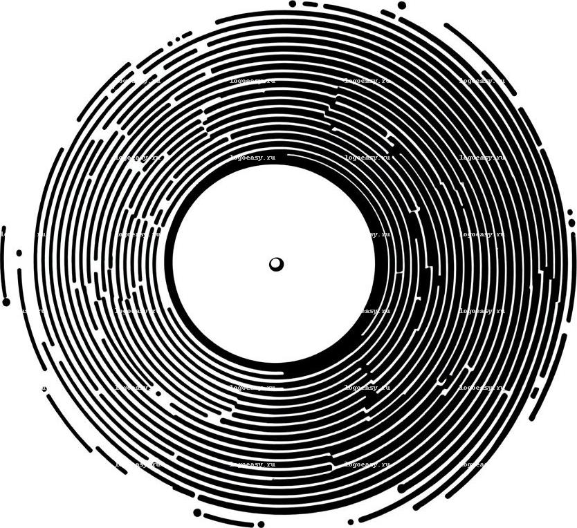 Логотип Гибкой Виниловой Пластинки