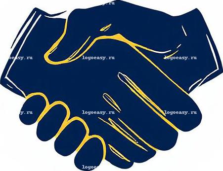 Логотип Рукопожатия для Инвестиционной Компании