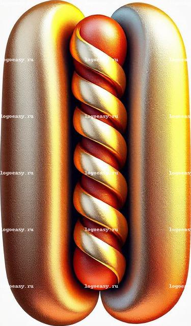 Металлический Логотип Хот Дога