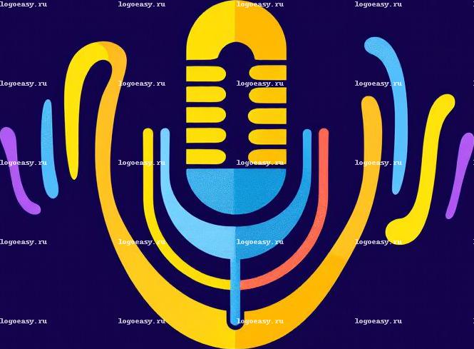 Абстрактный логотип вокальной студии