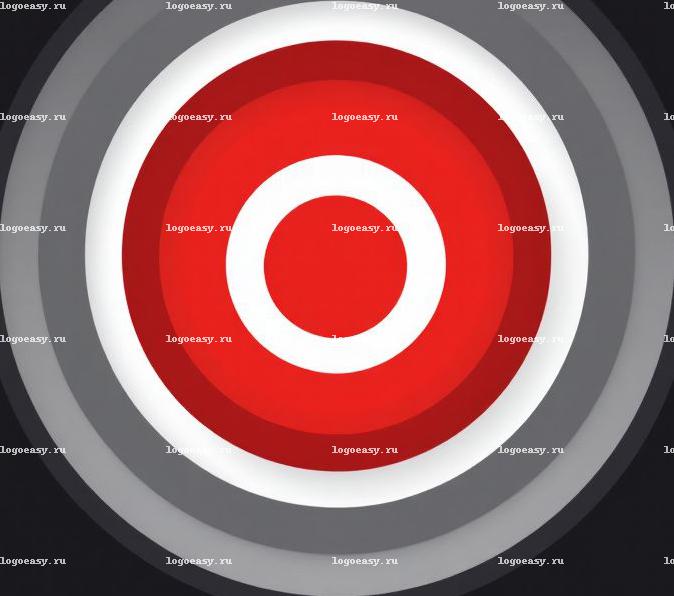 Логотип с красной мишенью