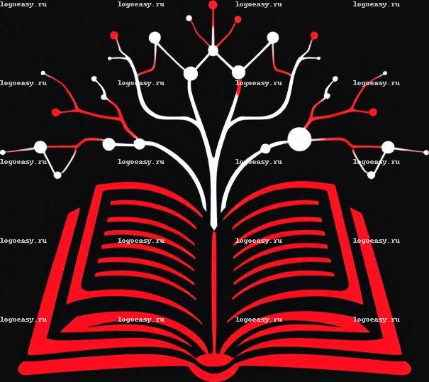 Логотип Красной Книги в нейрографическом стиле