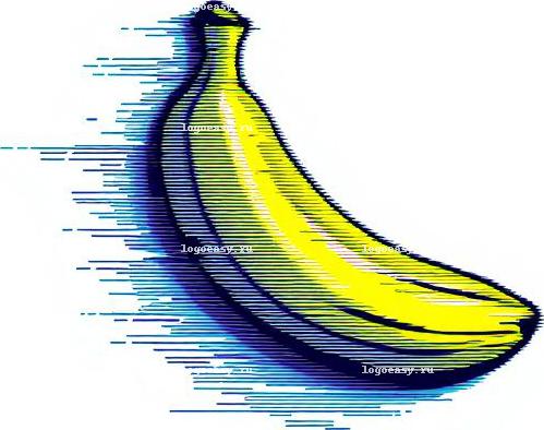 Логотип Glitch Banana