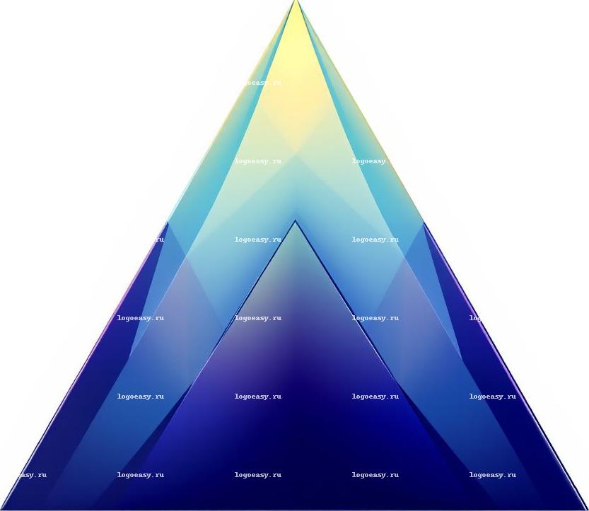 Логотип Пирамида Градиент 3D