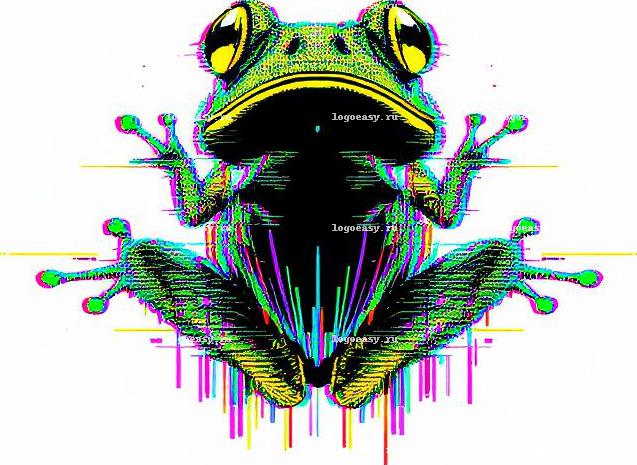 Логотип Glitch Frog