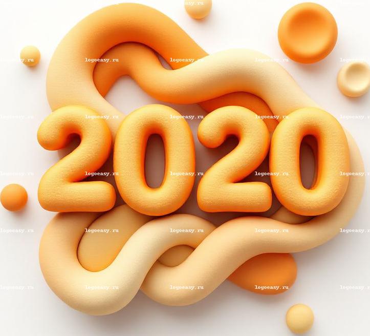 Логотип из глины 2020