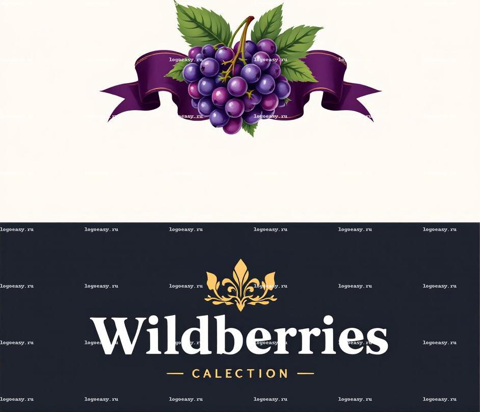 Логотип Wildberries в стиле винтаж