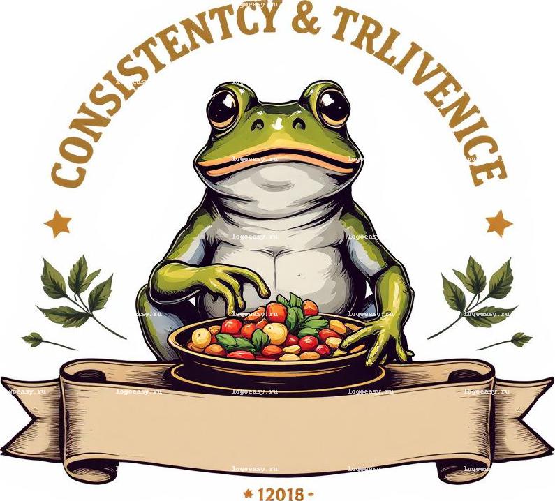 Логотип FrogFeast Винтаж