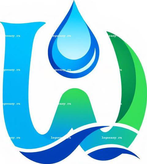 Гибридный Логотип Очистки Воды