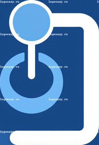 Типографский логотип с джойстиком