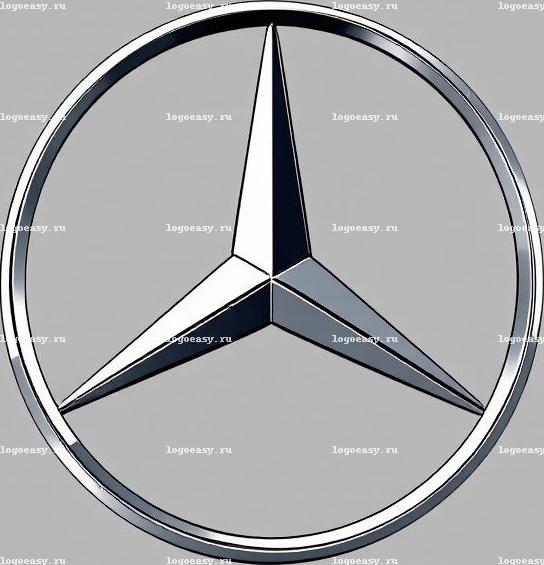 Логотип Сервиса Mercedes В Двери