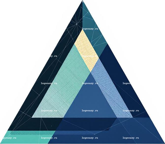 Логотип с двумя треугольниками