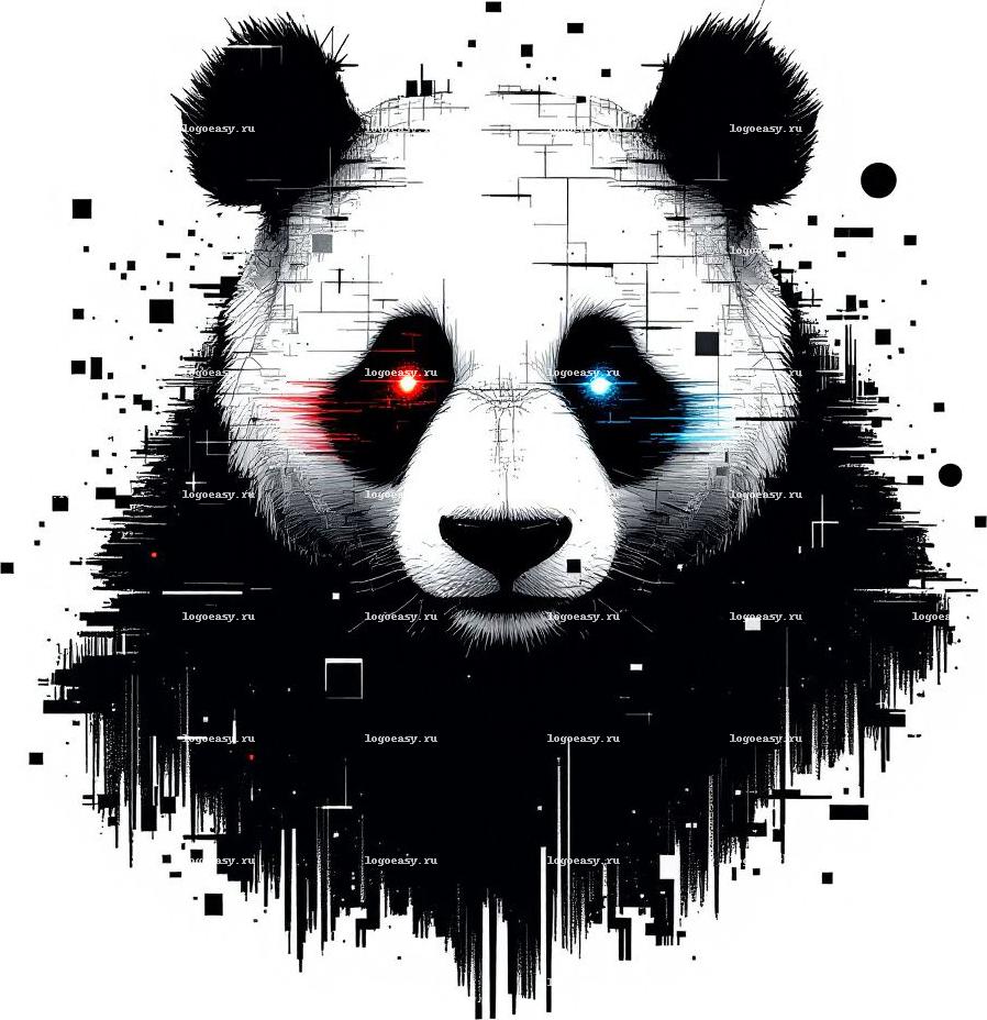 Логотип Glitch Panda