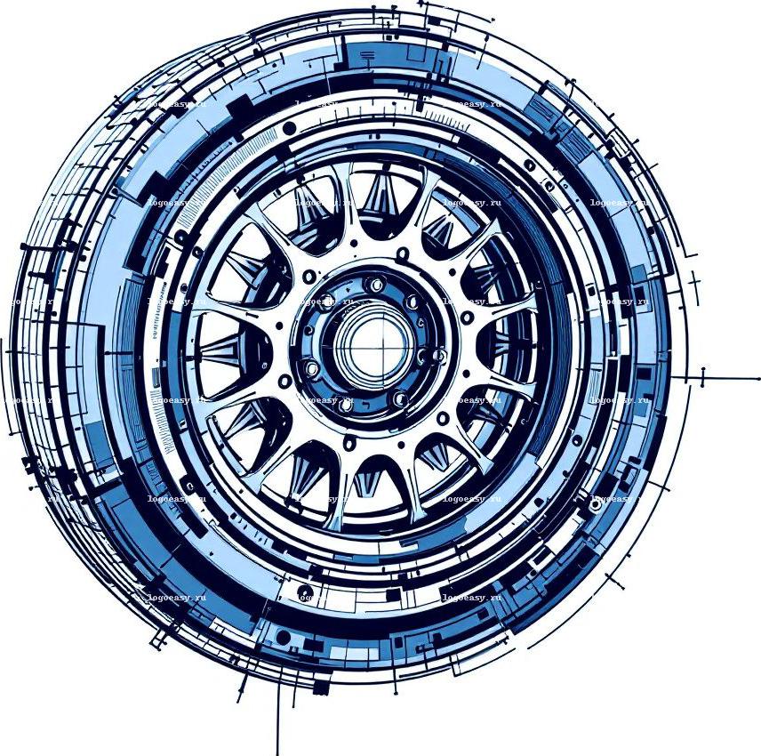 Техническое Колесо Логотип