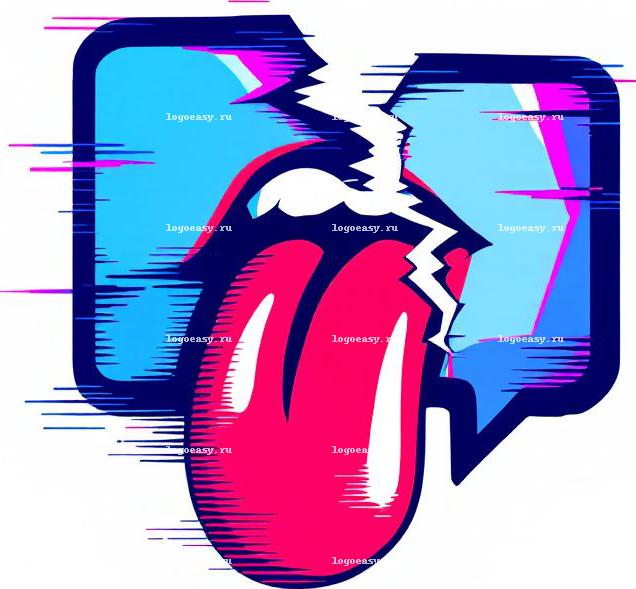 Логотип Glitch Tongue