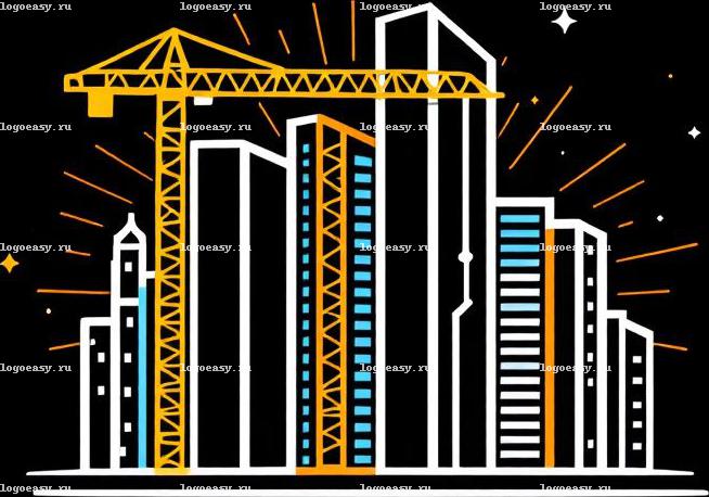 Линейный Логотип Строительной Компании