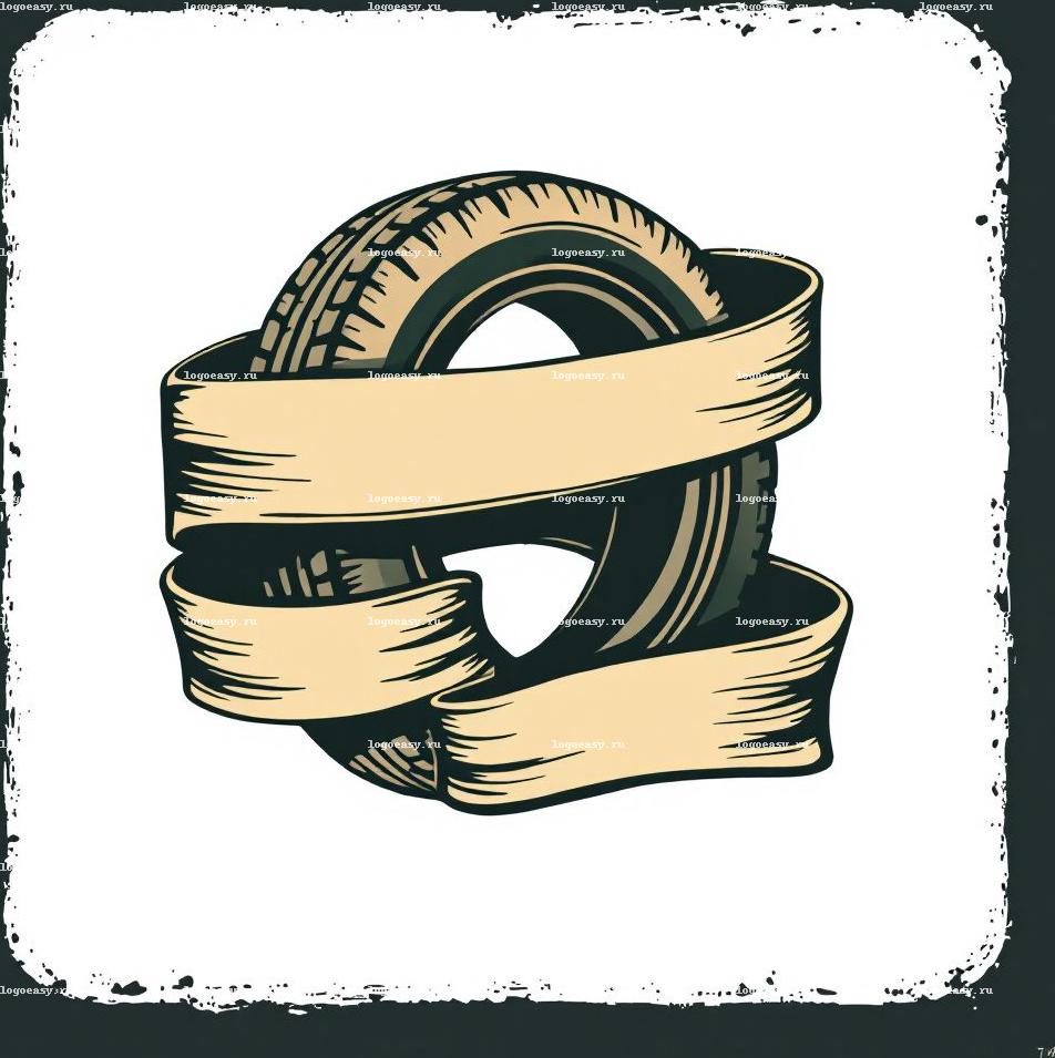 Логотип Vintage Tire Ribbon