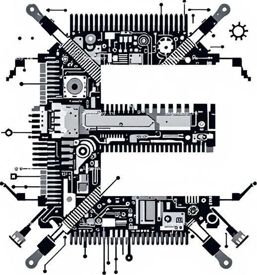 Технический логотип 'Е'