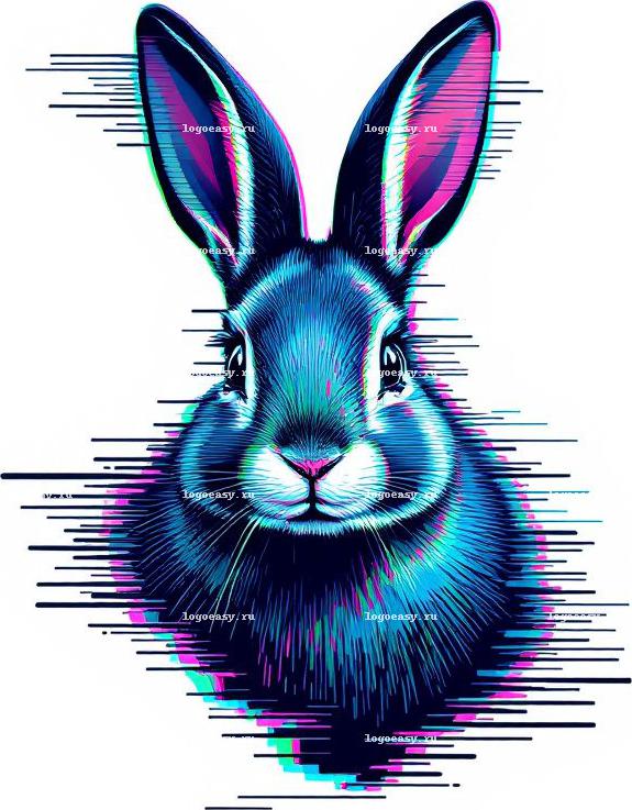 Логотип Glitch Rabbit