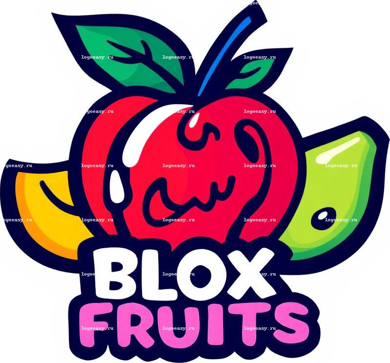 Логотип Поп-Арта Blox Fruits