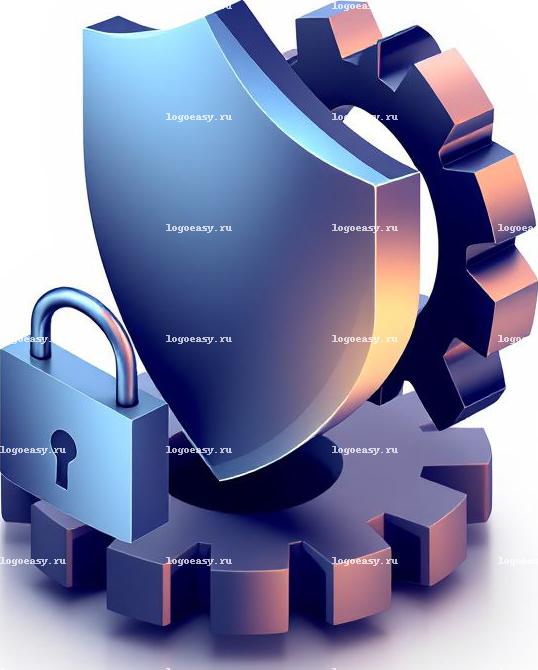 Изометрический логотип систем безопасности
