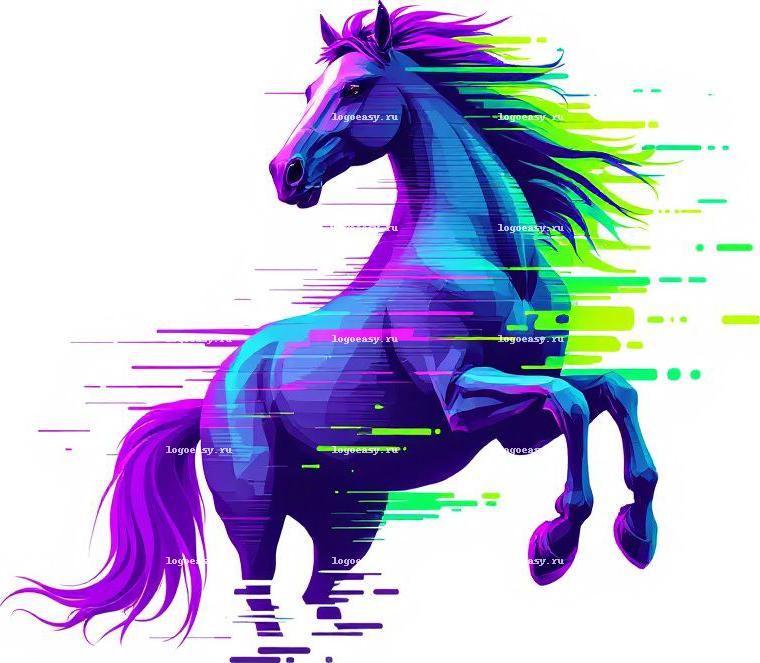 Логотип Glitch Horse