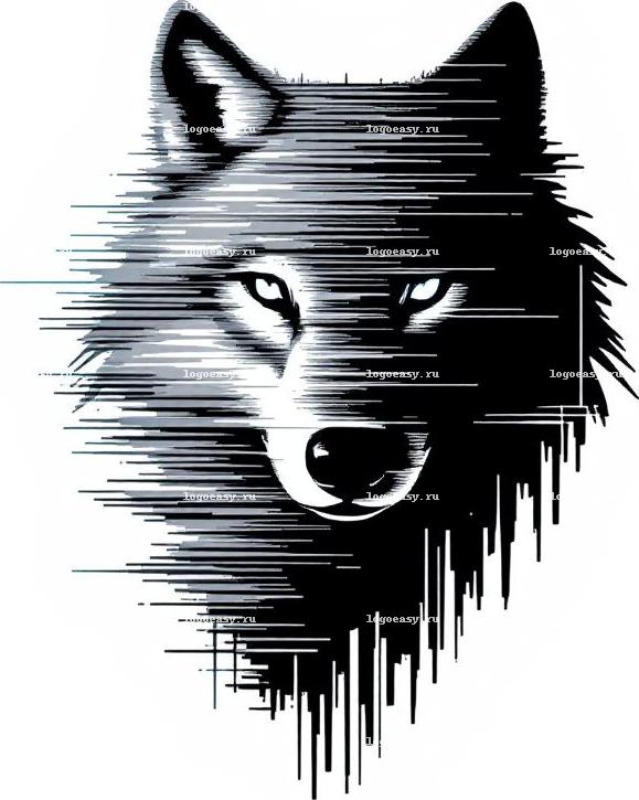 Логотип Glitch Wolf