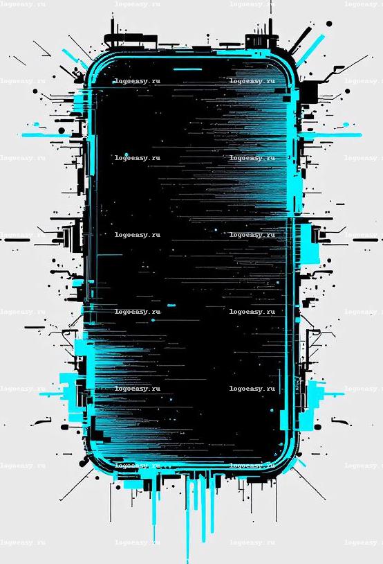 Логотип с Глитчем для Чехла