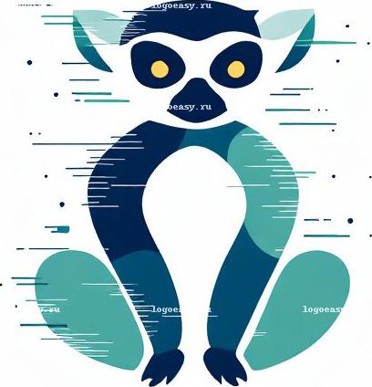 Логотип Glitch Lemur