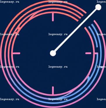 Линейный Логотип Календаря Времени