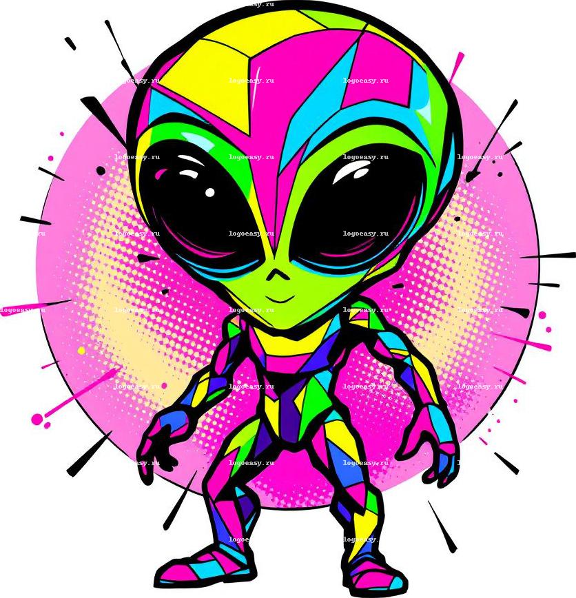 Логотип Alien Pop-Art