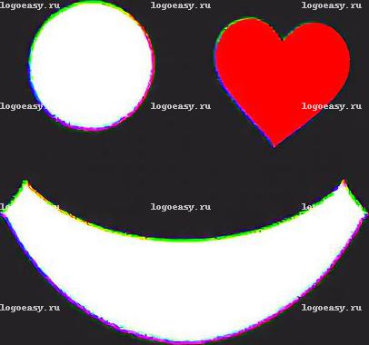 Логотип Red Smiley Heart