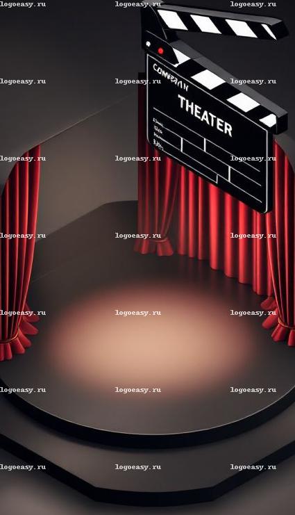 Изометрический логотип театральной студии
