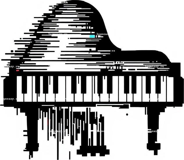 Логотип Glitch Piano